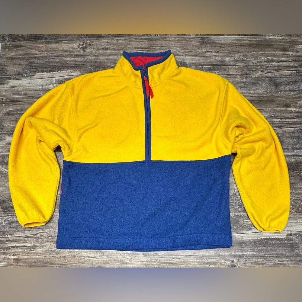Vintage GAP Fleece - Arctic Light ¼ Zip Pullover Men’s Med - Large Oversize